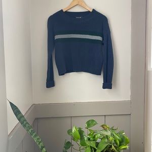 Toad and Co recycled denim sweater